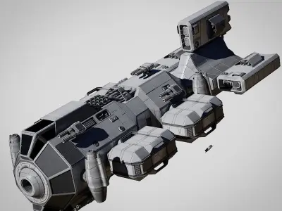 space cargo 3D model