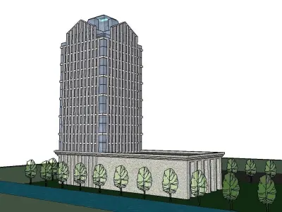 vacation spot-Resort-Fashion Leisure Hotel-0245 3D model