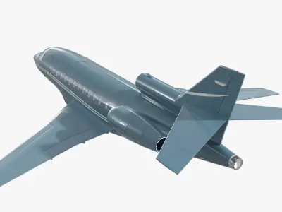  Dassault Falcon 900 Jet Simplified No Chassis 