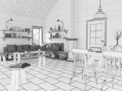 Photorealistic House Interior Collection1 3D model