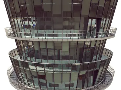 Air traffic control tower  3D model