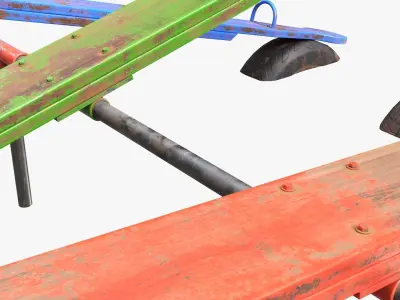 Teeter totters 02 3D model