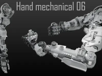 FPS Hand mechanical 06 3D model