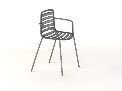 Enea Lts Street Arm Chair By Estudi Manel Molina 3D model