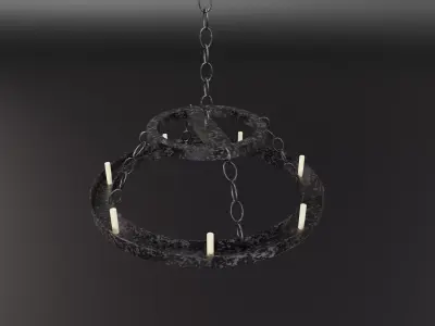 Chandelier Free 3D model get