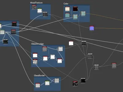 Glass PBR Material Texture