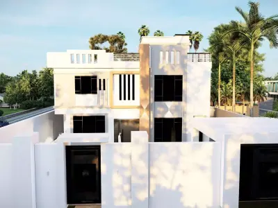 HOUSE exterior design 3D model purchase