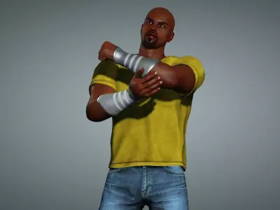 Luke Cage 3D model
