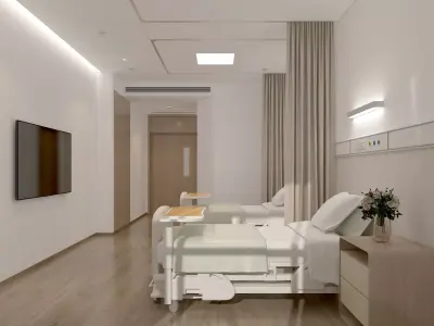 Hospital Interior 03 3D model