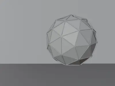 3D abstract pentagon 1 3D model