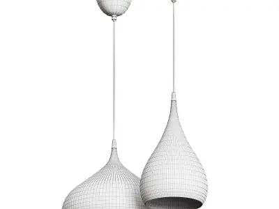 Spinning Pendant Lamp 3D model