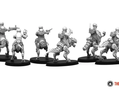 Ironblood - Mounted Rangers 3D print model