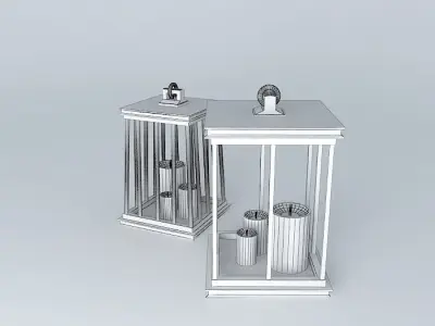 Candlestick / Candelabra Cage Free 3D model