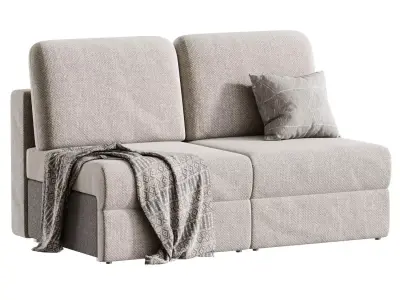 Straight sofa Polan 3D model