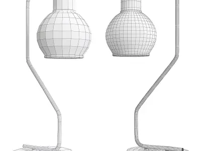  Carson Carrington Linkoping table lamp Low-poly 3D model