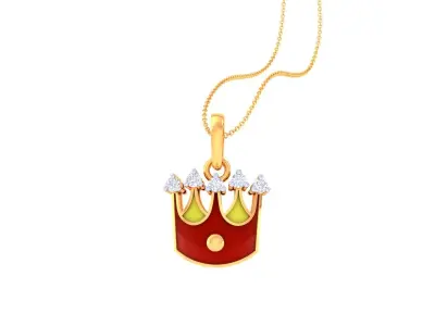 Kids Pendants 3dm STL OBJ FBX Renders Details 3D print model 2