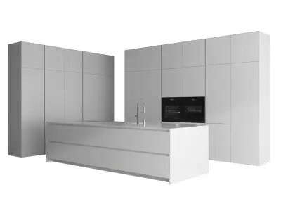 Kitchen set 04 3D model
