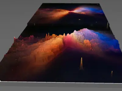 L1527 IRS JAMES WEBB PICTURE 3D SOFTWARE ANALYSIS 3D print model