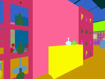 Business Restaurant - Coffee - Banquet  206 3D model