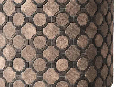 Seamless Tile Material 27 3D model