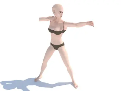 Human Character Base Pack Low-poly 3D model