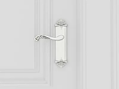 Door white 3D model