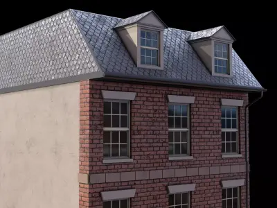 4 Apartment Buildings Collection 3D Model Pack