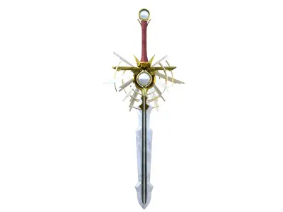 Amatersau light Low-poly 3D model