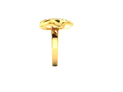 Women Ring  Render 3dm STL OBJ FBX Details 3D print model 185