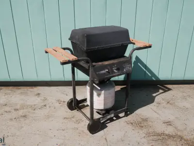 Propane Gas grill Free low-poly 3D model