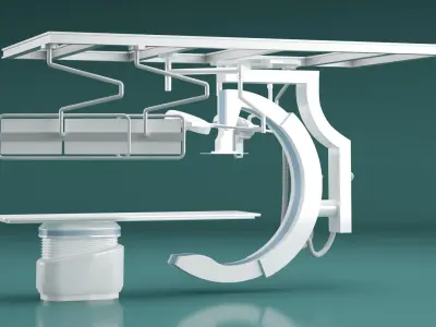 C-Arm X-Ray Machine 3D model