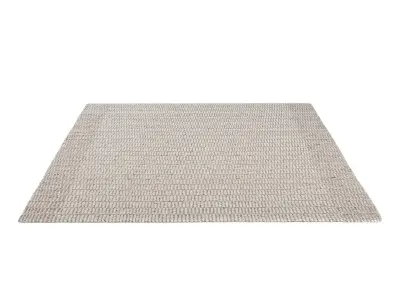 HADIZA WOOL RUG Cream 3D model