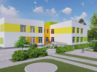 3d model of a kindergarten 3D model