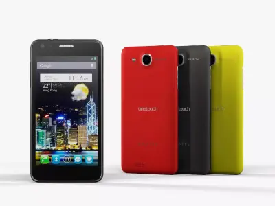 Alcatel One Touch 6033X Idol Ultra Low-poly 3D model