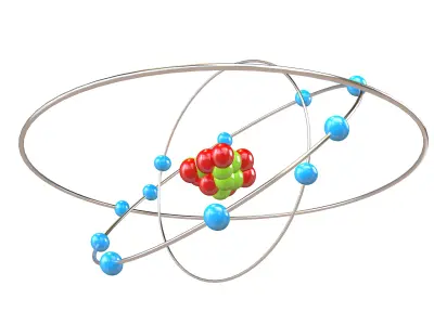 Sodium Chemical Element v2 002 Low-poly 3D model