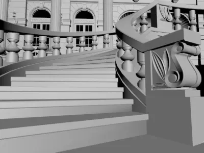 golestan building 3D model