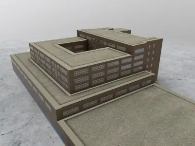 EDDF Storage 33 Low-poly 3D model