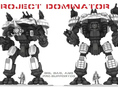 Project Dominator Hellbringer-S Close Assault Variant 3D print model