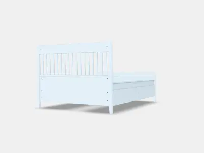 IDANAS Bed frame with storage 5 Low-poly 3D model