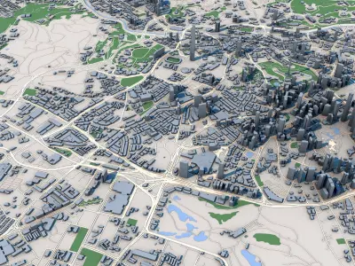 Kuala Lumpur City Malaysia 3D model