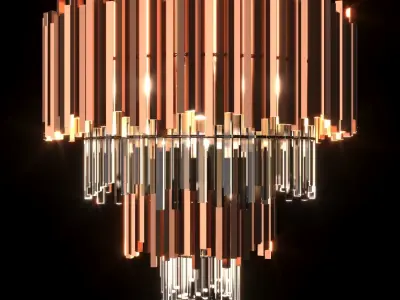 Modern Chandelier 3D model