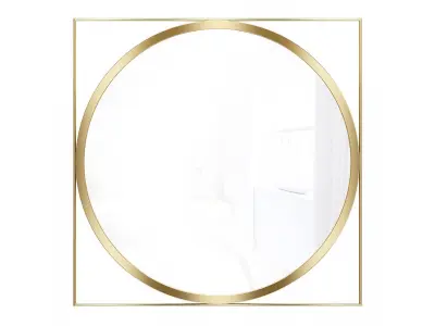 Mirror in a metal frame GZ-M1030 3D model