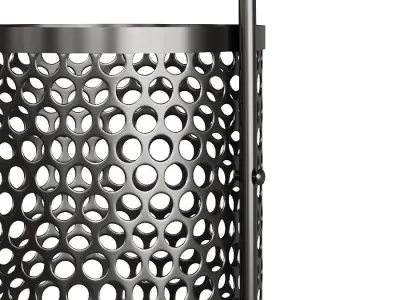 Cylinder Trashcan Free 3D model