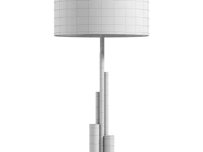 Miami Table Lamp Brushed Brass by LIANG EIMIL 3D model
