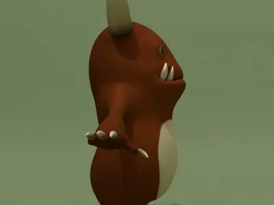 Monster Sweetie Gary 3D model