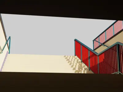 Street Underpass Low-poly 3D model