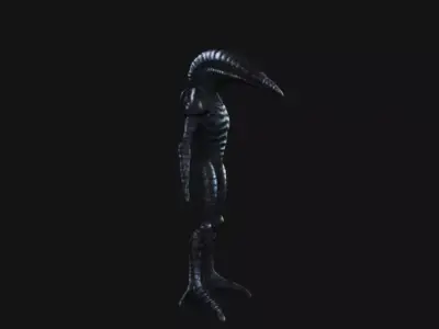 Zylorinax -  Sci-Fi Alien 3D model