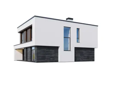 Modern V154 with BLENDER file 3D model