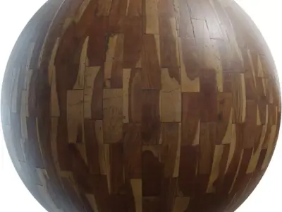 Parquet Wood Blocks PBR Texture Texture