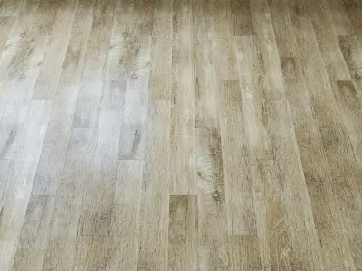 Quartz-vinyl tile of Alpine Floor Ultra ECO5-17 Honey oak 3D model